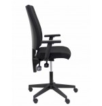 1998-SILLA MODELO LEZUZA ARAN CON BRAZOS REGULABLES NEGRO PIQUERAS Y CRESPO 322NE