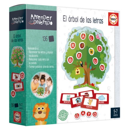 20023-JUEGO EL ARBOL DE LAS LETRAS (COL. APRENDER ES DIVERTIDO) EDUCA BORRAS 20111 EDUCA