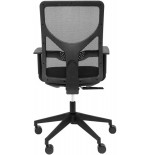 2003-SILLA MODELO MOTILLA MALLA NEGRA BRAZO REGULABLE ASIENTO BALI NEGRO PIQUERAS Y CRESPO 21SBALI840B10