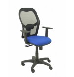 2004-SILLA MODELO ALOCEN MALLA NEGRA BRAZO REGULABLE ASIENTO BALI AZUL PIQUERAS Y CRESPO 345SNB229B10