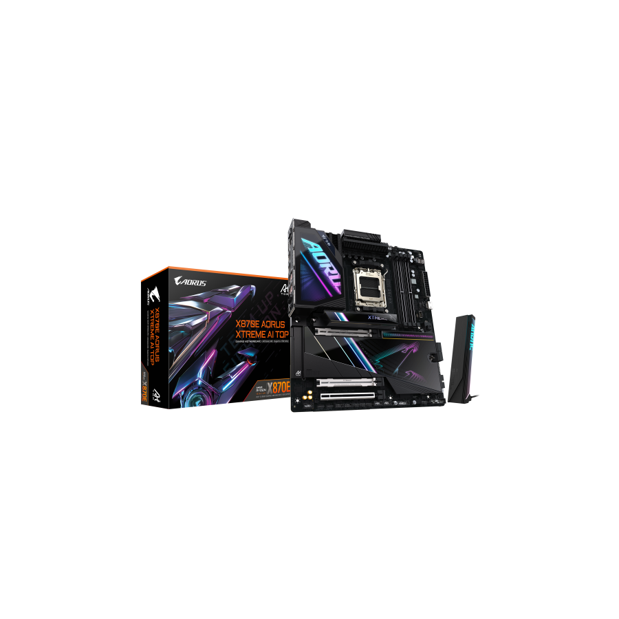 20082-PLACA GIGABYTE X870E AORUS XTREME AI TOP,AMD,AM5,X870E,4DDR5,256GB,2USB4+HDMI,4SATA3+2M.2,2LAN10GB+WIFI7+BT5.3,10U