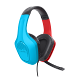 20091-Trust GXT 416S Zirox Auriculares Alambrico Diadema Juego Negro, Cian, Rojo