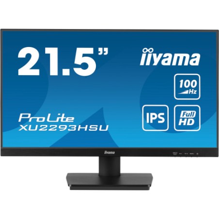 20177-MONITOR IIYAMA 21.5", IPS, 1H 1DP, 2X 2.0, 100HZ, 300CD