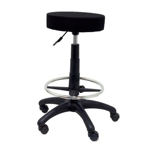 202-TABURETE MODELO TOLOSA ELEVACION A GAS NEGRO PIQUERAS Y CRESPO T10ARAN840