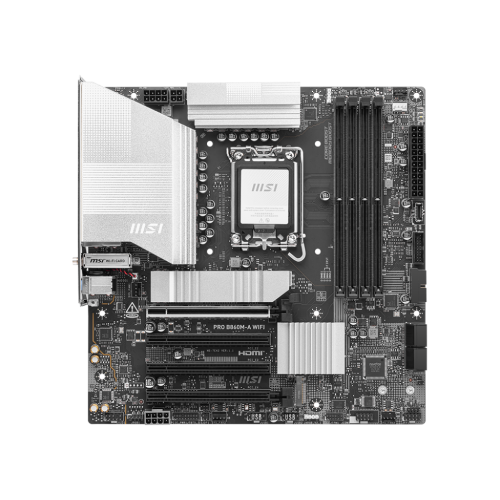 20215-MSI PRO B860M-A WIFI placa base Intel B860 LGA 1851 (Socket V1) micro ATX