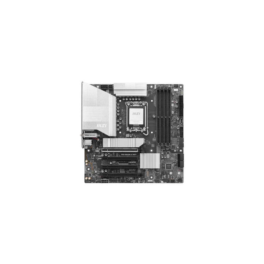 20215-MSI PRO B860M-A WIFI placa base Intel B860 LGA 1851 (Socket V1) micro ATX