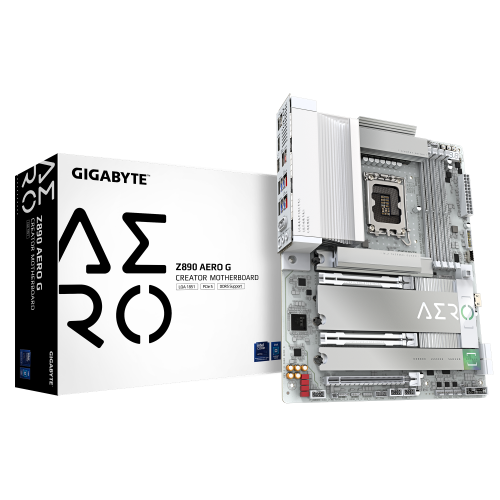 20228-GIGABYTE Placa base Z890 AERO G - Compatible con CPUs Intel Core Ultra (Serie 2), VRM de 16+1+2 fases, hasta 8800M