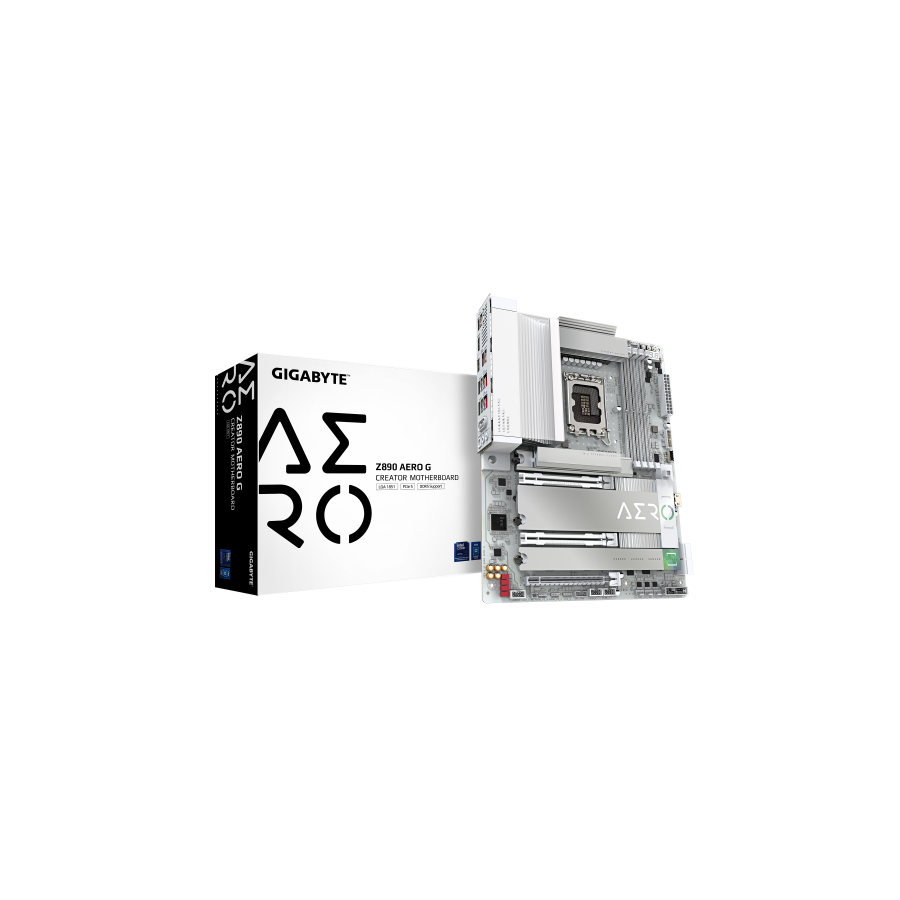 20228-GIGABYTE Placa base Z890 AERO G - Compatible con CPUs Intel Core Ultra (Serie 2), VRM de 16+1+2 fases, hasta 8800M