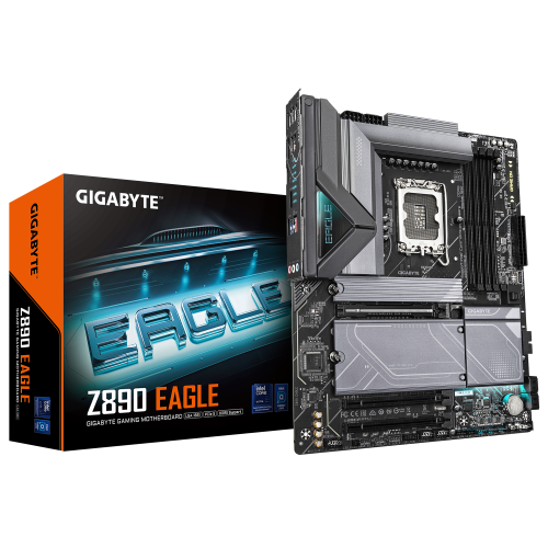 20230-GIGABYTE Z890 EAGLE Placa Base - Compatible con CPUs Intel Core Ultra (Serie 2), VRM de 14+1+2 fases, hasta 8800MH