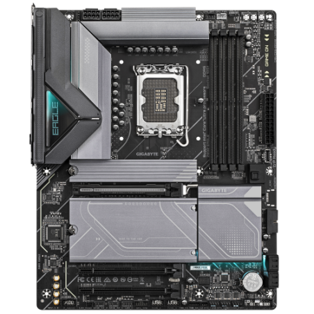 20231-GIGABYTE Z890 EAGLE Placa Base - Compatible con CPUs Intel Core Ultra (Serie 2), VRM de 14+1+2 fases, hasta 8800MH