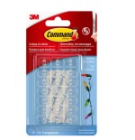 20277-BLISTER 20 GANCHOS ADHESIVOS DECORATIVOS TRANSPARENTES COMMAND 17026CLR 3M 7100309363