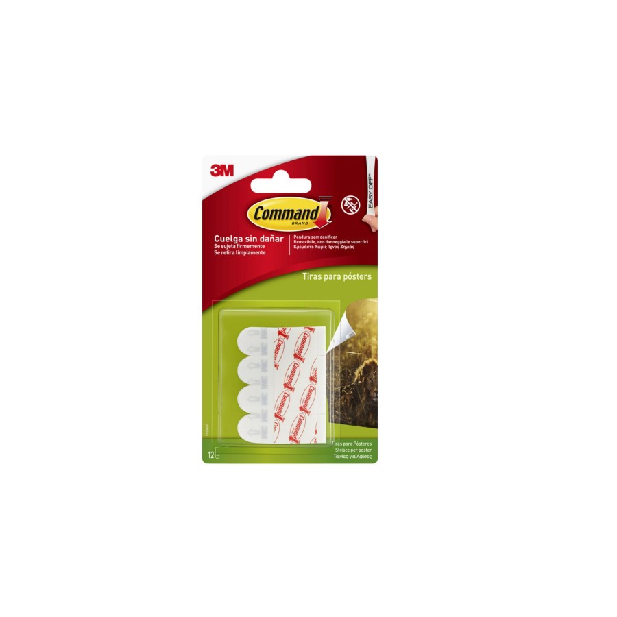 20281-BLISTER TIRAS ADHESIVAS PARA POSTERS COMMAND 17024 3M 7100123226