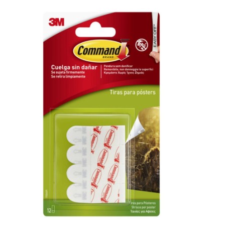20281-BLISTER TIRAS ADHESIVAS PARA POSTERS COMMAND 17024 3M 7100123226