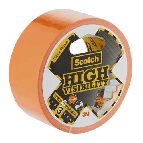 20292-ROLLO CINTA AMERICANA HIGH VISIBILITY 2904 NARANJA 48MM X 25M SCOTCH 7100205301