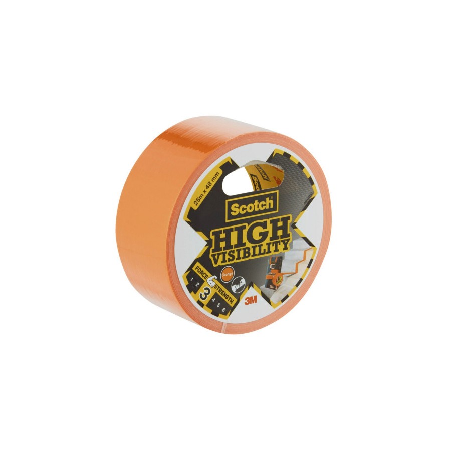 20292-ROLLO CINTA AMERICANA HIGH VISIBILITY 2904 NARANJA 48MM X 25M SCOTCH 7100205301