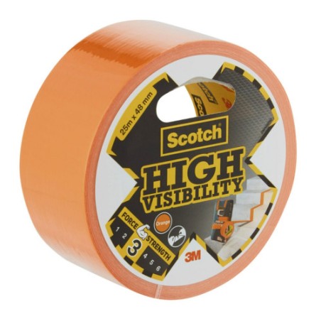 20292-ROLLO CINTA AMERICANA HIGH VISIBILITY 2904 NARANJA 48MM X 25M SCOTCH 7100205301