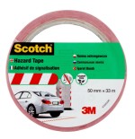 20294-ROLLO CINTA ADHESIVA DE SENALIZACION 4705 BLANCA Y ROJA 50MM X 33M SCOTCH 7100181226