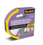 20299-ROLLO CINTA ADHESIVA DE ENMASCARAR PINTOR SUPERFICIES DELICADAS 24MM X 41M SCOTCH 7100324370