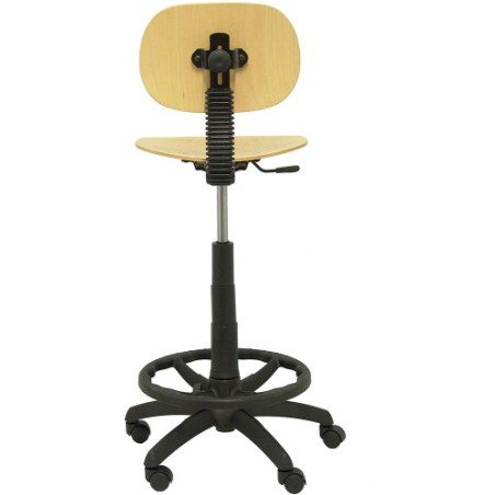 2030-TABURETE MODELO TUS MADERA PIQUERAS Y CRESPO T32