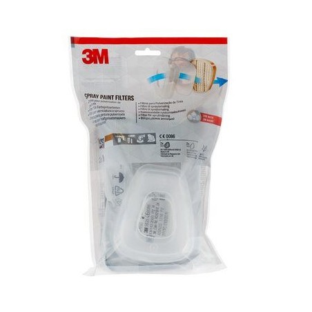 20317-KIT FILTROS DE REPUESTO PARA MASCARILLA 6002-1 A2P2 3M 7100330417