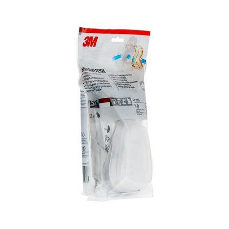 20318-KIT FILTROS DE REPUESTO PARA MASCARILLA 6002-1 A2P2 3M 7100330417