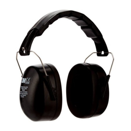 20323-CASCOS OREJERAS ACOLCHADAS CON DIADEMA PLEGABLE PROTECCION AUDITIVA PELTOR 90563E-1 SNR-30DB NEGRO 3M 7100333470