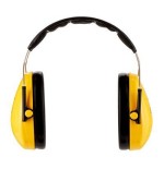 20325-CASCOS OREJERAS ACOLCHADAS  CON DIADEMA PROTECCION AUDITIVA PELTOR OPTIME H510A-1 SNR-27DB AMARILLO 3M 7100334982