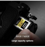 20341-LEXAR 160GB PROFESSIONAL CFEXPRESS TYPE A CARD GOLD SERIE, UP TO 900MB/S READ 800MB/S WRITE. VPG 400