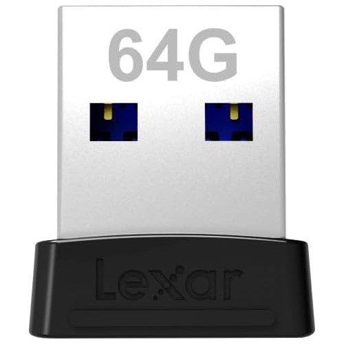 20342-LEXAR JUMPDRIVE USB 3.1 S47 64GB BLACK PLASTIC HOUSING, UP TO 250MB/S
