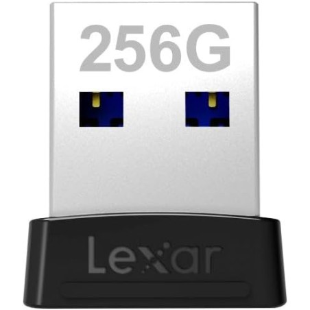 20347-Lexar JumpDrive S47 unidad flash USB 256 GB USB tipo A 3.2 Gen 1 (3.1 Gen 1) Negro, Plata