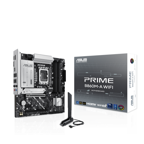 20374-ASUS PRIME B860M-A WIFI Intel B860 LGA 1851 (Socket V1) micro ATX