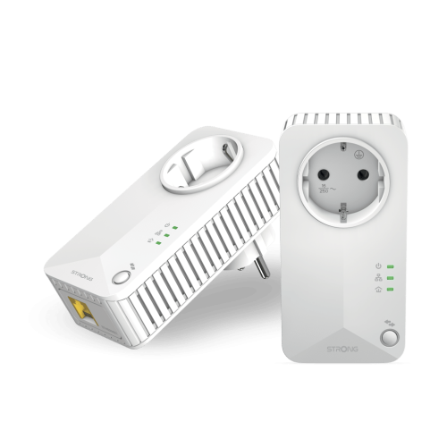 20415-Strong Powerline 600 Duo 600 Mbit/s Ethernet Blanco 2 pieza(s)