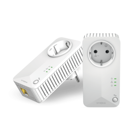 20415-Strong Powerline 600 Duo 600 Mbit/s Ethernet Blanco 2 pieza(s)