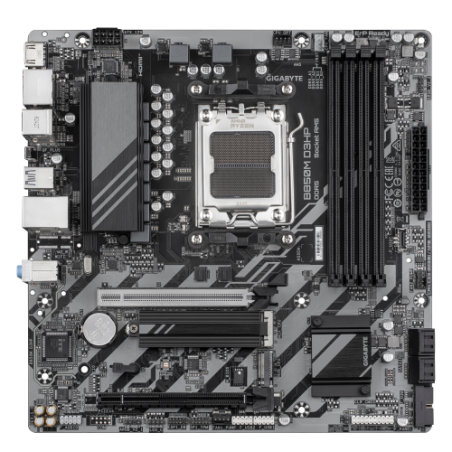 20424-GIGABYTE B850M D3HP Placa Base - Procesadores AMD Ryzen Serie 9000, 5+2+2 fases VRM digitales, hasta 8200MHz DDR5