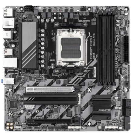 20426-GIGABYTE B850M DS3H Placa Base - Procesadores AMD Ryzen Serie 9000, 16+2+2 fases VRM digitales, hasta 8200MHz DDR5