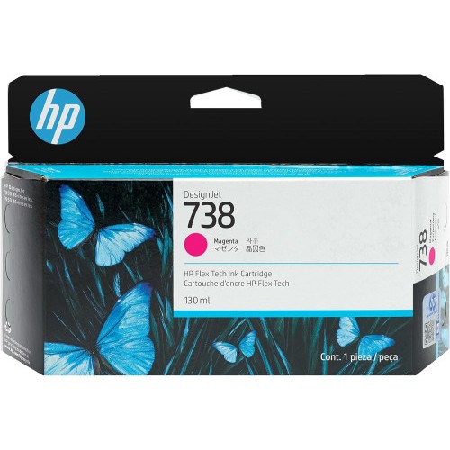 20466-HP DESIGNJET 738 CARTUCHO MAGENTA 130ML