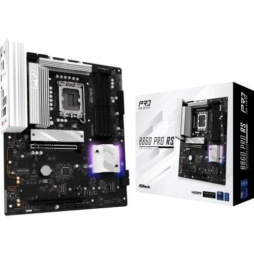 20521-PLACA ASROCK B860 PRO RS,INTEL,1851,B860,4DDR5,256GB,1HDMI+1DP,4SATA3+2M.2,2.5GBLAN,8USB3.2+2USB TYPE-C,ATX