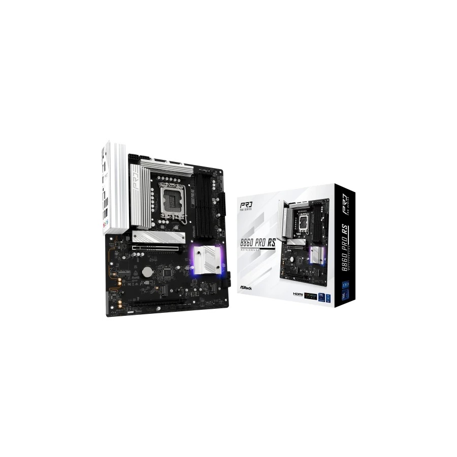 20521-PLACA ASROCK B860 PRO RS,INTEL,1851,B860,4DDR5,256GB,1HDMI+1DP,4SATA3+2M.2,2.5GBLAN,8USB3.2+2USB TYPE-C,ATX