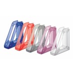 2055-FAIBO 151-53 estante para revistas Poliestireno (PS) Rojo, Transparente