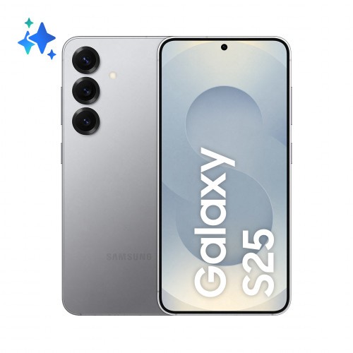 20656-Samsung Galaxy S25 15,8 cm (6.2") SIM doble Android 15 5G USB Tipo C 12 GB 256 GB 4000 mAh Plata