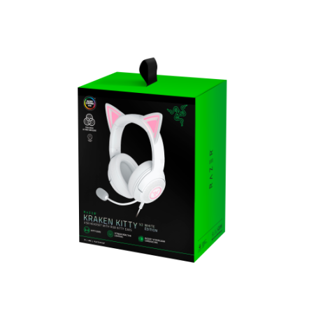 20694-AURICULARES RAZER KRAKEN KITTY V2 BT BLANCO (RZ04-04860600-R3M1)