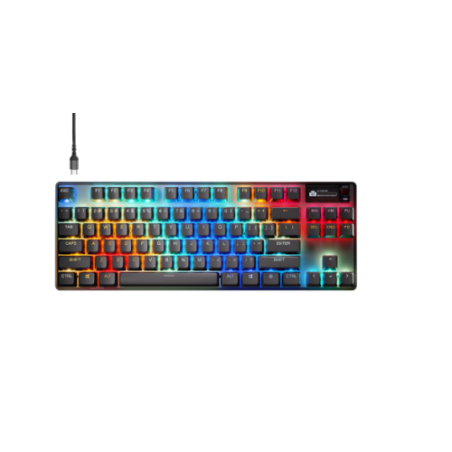 20737-Steelseries APEX PRO TKL GEN 3 teclado Juego USB Ingles de EE. UU. Negro