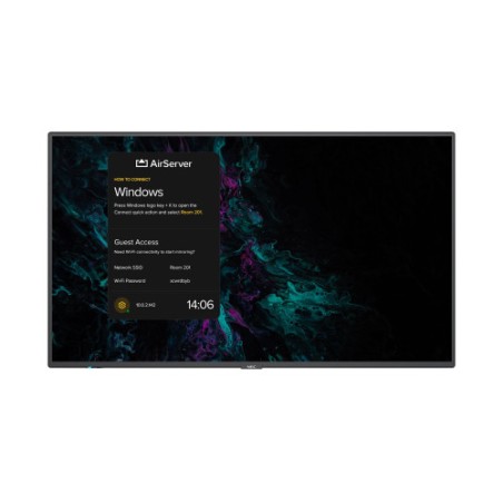 20813-NEC MultiSync M491 Pantalla plana para senalizacion digital 124,5 cm (49") IPS Wifi 500 cd / m2 Negro 24/7