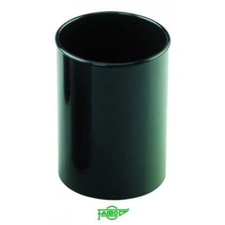2090-CUBILETE DE PLASTICO 78 MM. DIAMETRO X 100 MM. ALTO OPACO NEGRO FAIBO 205-02