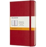 21-LIBRETA CLASICA TAPA DURA ROJA M (11,5X18CM) RAYADA MOLESKINE QP050F2