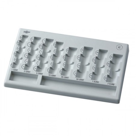 2102-CLASIFICADOR DE EUROS 310X185X30MM. GRIS FAIBO 181-08