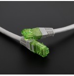 21144-Nanocable Cable de Red Latiguillo RJ45 CAT.6 UTP AWG26 CCA, Gris, 25 cm