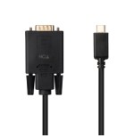 21152-Nanocable Cable Conversor USB-C/M a VGA/M, 1.8 m, Negro