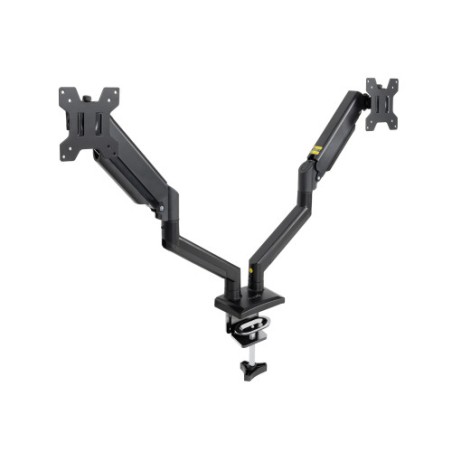 21167-TooQ DB1434TNR-B soporte para monitor 86,4 cm (34") Escritorio Negro
