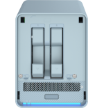 21179-QNAP QMiroPlus-201W NAS Escritorio IntelR CeleronR J4125 4 GB DDR4 0 TB QNAP Turbo System Azul